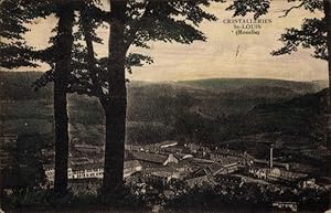 Seller image for Ansichtskarte / Postkarte Saint Louis Moselle, Panorama vom Ort, Cristalleries, Fabrik for sale by akpool GmbH