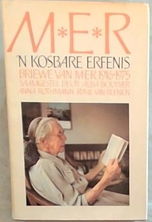 Seller image for M.E.R. 'n Kosbare erfenis: Briewe 1916-1975 (Afrikaans Edition) for sale by Chapter 1