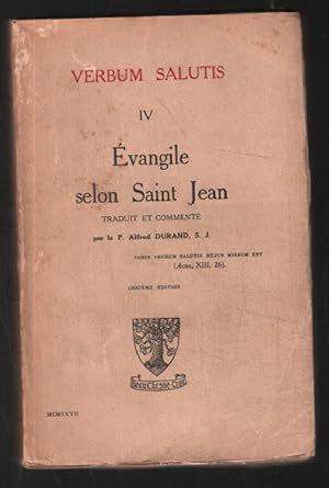 Verbum salutis : Évangile selon Saint Jean