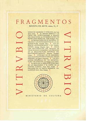Seller image for FRAGMENTOS. Revista de Arte, n 8-9. for sale by Librera Torren de Rueda