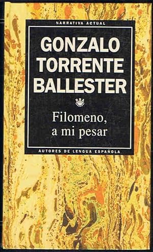 Seller image for FILOMENO, A MI PESAR for sale by Librera Torren de Rueda