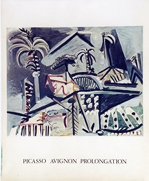 "PICASSO (AVIGNON PROLONGATION 1973)" Affiche originale entoilée / Litho Henri DESCHAMPS éditée p...