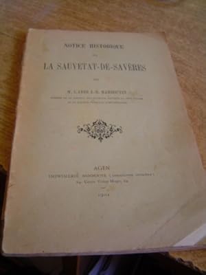 Notice historique sur La Sauvetat de Savères