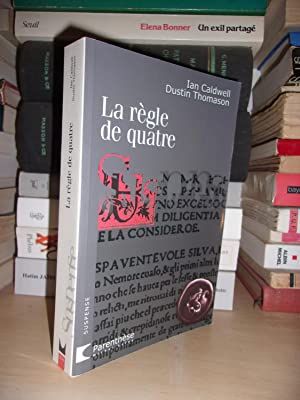 Seller image for LA REGLE DE QUATRE - (the rule of four) for sale by Planet's books