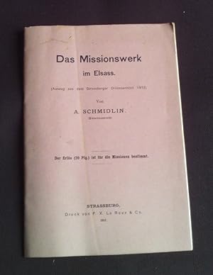 Das missionswerk im Elsass