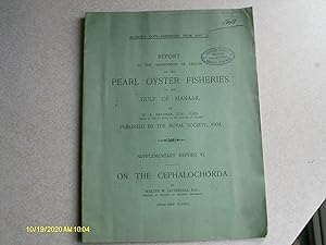 Report to the Government of Ceylon on the Pearl Oyster Fisheries of the Gulf of Manaar Supplement...