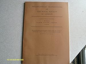 Philosophical Transactions of the Royal Society of London, Biological Sciences No 725 Vol 245 20 ...