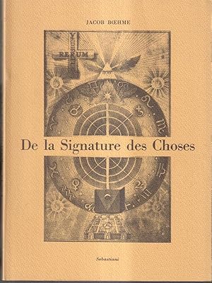 Bild des Verkufers fr De la signature des choses zum Verkauf von Librodifaccia