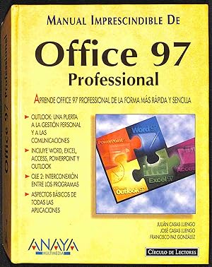 Image du vendeur pour Manual imprescindible de Office 97 Professional mis en vente par Els llibres de la Vallrovira