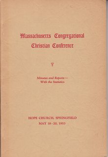 Massachusetts Congregational Conference and Missionary Society: Minutes of the 154th Annual Meeti...