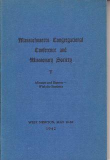 Massachusetts Congregational Conference and Missionary Society: Minutes of the 143th Annual Meeti...