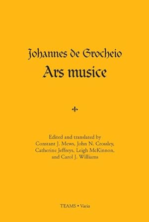 Imagen del vendedor de Ars Musice : Johannes De Grocheio a la venta por GreatBookPrices