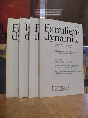Seller image for Familiendynamik - Interdisziplinre Zeitschrift fr Praxis und Forschung, 3. Jahrgang, 1978, 4 Hefte (= alles), for sale by Antiquariat Orban & Streu GbR