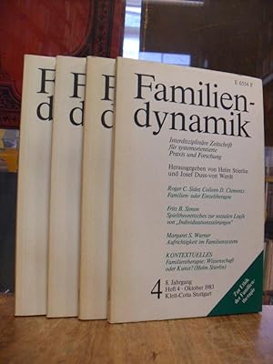 Seller image for Familiendynamik - Interdisziplinre Zeitschrift fr systemorientierte Praxis und Forschung, 8. Jahrgang, 1983, 4 Hefte (= alles), for sale by Antiquariat Orban & Streu GbR
