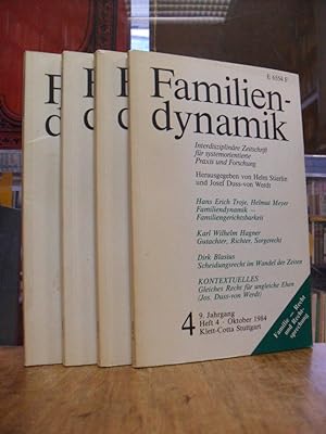 Seller image for Familiendynamik - Interdisziplinre Zeitschrift fr systemorientierte Praxis und Forschung, 9. Jahrgang, 1984, 4 Hefte (= alles), for sale by Antiquariat Orban & Streu GbR
