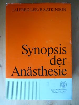 Seller image for Synopsis der Ansthesie. for sale by Versandantiquariat Harald Gross