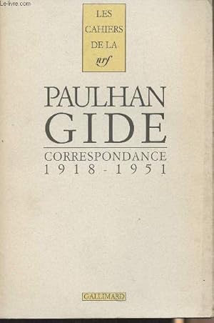 Seller image for Cahiers Jean Paulhan n6 - Correspondance 1918-1951 for sale by Le-Livre