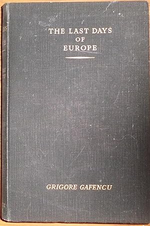 Immagine del venditore per The Last Days Of Europe: A Diplomatic Journey In 1939 venduto da Hanselled Books
