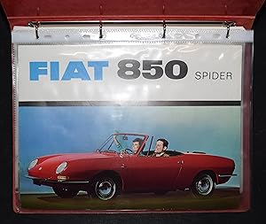 FIAT 850 Spider. Farbig illustr. Orig.-Prospekt.