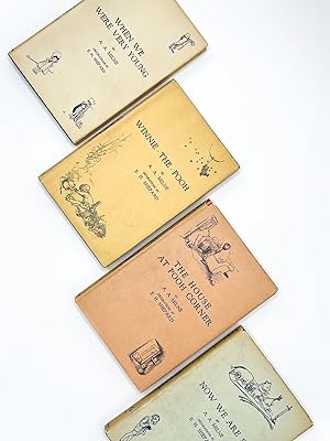 Seller image for The Pooh Books: WHEN WE WERE VERY YOUNG; WINNIE THE POOH; NOW WE ARE SIX; THE HOUSE AT POOH CORNER for sale by Type Punch Matrix