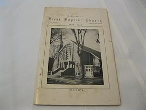 A History of First Baptist Church Truro, NS 1858-1958