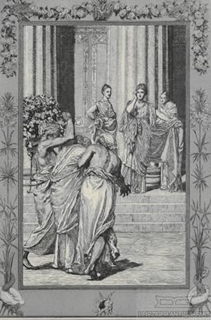 Radierung: Psyche und Venus. Blatt 10. zu Apulejus Märchen Amor und Psyche Opus Va.