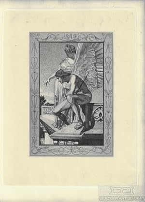 Radierung: Venus zeigt Amor Psyche. Blatt 2. zu Apulejus Märchen Amor und Psyche Opus Va.