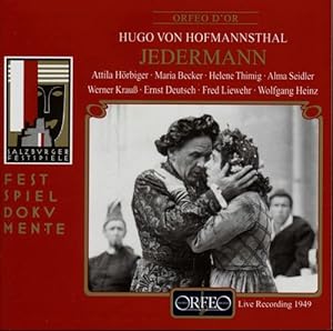 Jedermann. Das Spiel vom Sterben des reichen Mannes (Audio-CD). Live Recording 1949.