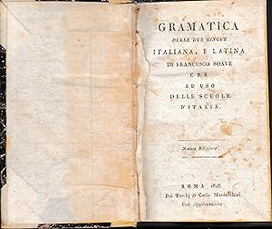 Gramatica delle due lingue Italiana e Latina ad uso delle scuole d'Italia