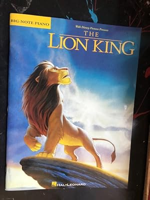 Image du vendeur pour The Lion King, BIG NOTE PIANO mis en vente par Ocean Tango Books