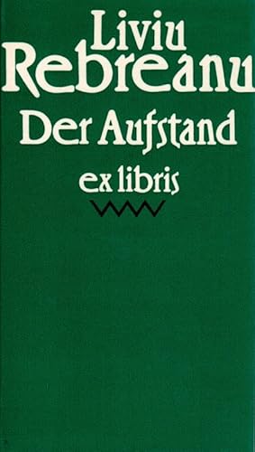 Imagen del vendedor de Der Aufstand Roman ex libris Volk und Welt a la venta por Flgel & Sohn GmbH