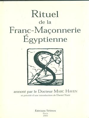 Seller image for Rituel de la Franc-Maconnerie Egyptienne for sale by Librodifaccia