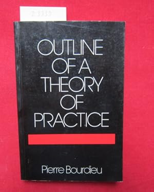 Outline of a theory of practice. [Esquisse d`une théorie de la pratique] Transl. by Richard Nice.