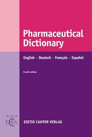 Seller image for Pharmaceutical Dictionary for sale by moluna