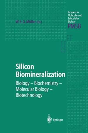 Bild des Verkufers fr Silicon Biomineralization: Biology ? Biochemistry ? Molecular Biology ? Biotechnology (Progress in Molecular and Subcellular Biology (33), Band 33) : Biology - Biochemistry - Molecular Biology - Biotechnology zum Verkauf von AHA-BUCH