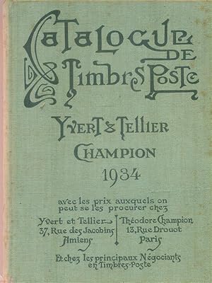 Imagen del vendedor de Catalogue prix-courant de Timbres-Poste 1934 a la venta por Librodifaccia