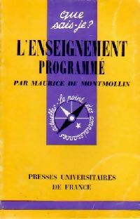 Imagen del vendedor de L'enseignement programm? - Maurice De Montmollin a la venta por Book Hmisphres