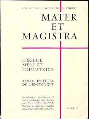 Mater et magistra - Jean XXIII