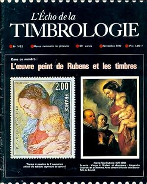 L' cho de la timbrologie n 1482 : L'oeuvre peint de Rubens et les timbres - Collectif
