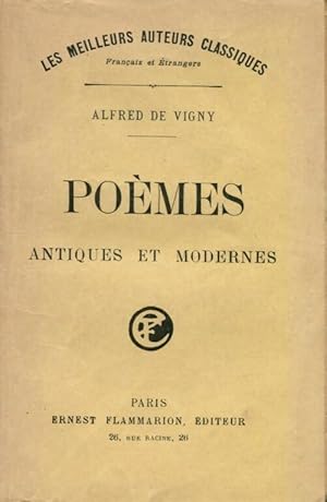Poèmes antiques et modernes - Alfred De Vigny