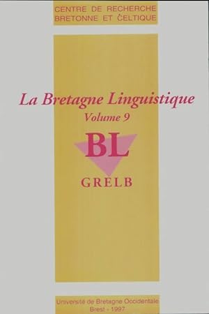 La Bretagne linguisitique Tome IX - Collectif