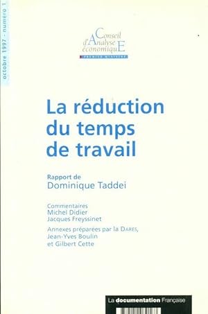 La r duction du temps de travail - Dominique Tadd i