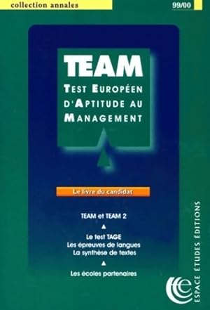 Team test europ?en d'aptitude au management 1999-2000 - Collectif