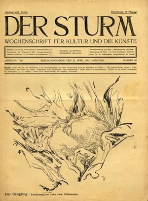 Der Sturm - Wochenschrift für Kultur und die Künste Berlin / Hannover Verlag, 22. April 1911, Nr....