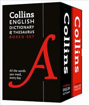 Seller image for Collins English Dictionary and Thesaurus Boxed Set (Paperback or Softback) for sale by BargainBookStores