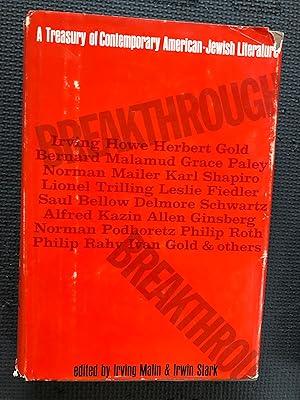 Seller image for Breakthrough; A Treasury of Contemporary American-Jewish Literature for sale by Cragsmoor Books