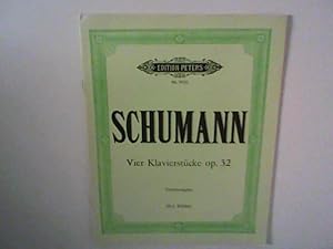 Image du vendeur pour Vier Klavierstcke Opus 32 Edition Peters Nr.9522 mis en vente par ANTIQUARIAT FRDEBUCH Inh.Michael Simon