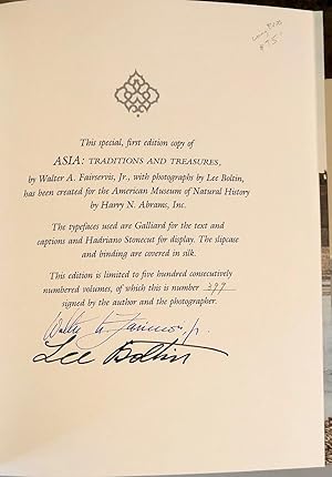ASIA: Traditions and Treasures -- SIGNED limited ed