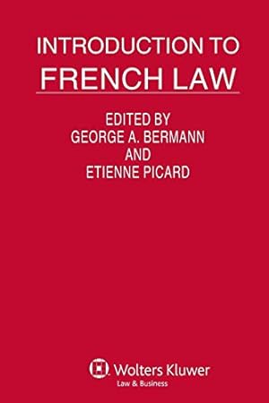 Image du vendeur pour Introduction to French Law (Introduction to International Law) [Soft Cover ] mis en vente par booksXpress