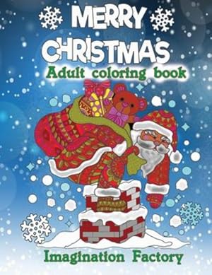 Image du vendeur pour Merry Christmas Adult coloring book by Factory, Imagination [Paperback ] mis en vente par booksXpress